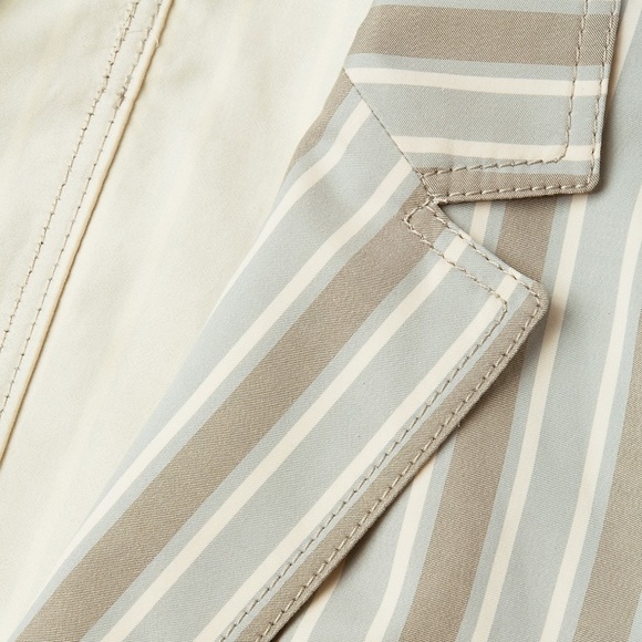 Lafayette 148 Vangie Striped Cotton Blazer NEW - Picture 3 of 6